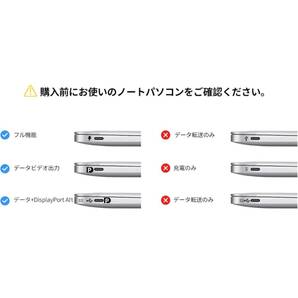 【開封のみ】Loryi★ USB C HDMI 変換アダプター デュアル HDMI 分配器 拡張モード対応 HDMI 拡張 (USB-C to デュアルHDMIアダプター)の画像2