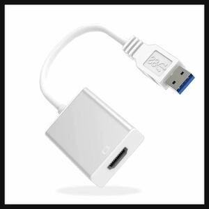 【開封のみ】ALLVD★USB HDMI 変換アダプタアダプタ 5Gbps高速伝送1080P対応 音声出力 ディスプレイアダプタ 安定出力 コンパクト 送料込