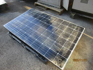 油谷 №4031 太陽光パネル 2枚セット 太陽光発電 ソーラーパネル 305ワット 中古 発電テスト済み 太陽光ソーラー 発電システム 太陽電池