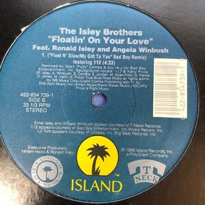 The lsley Brothers アイズレーブラザーズ Floatin’ On Your Love 12インチ LP レコード 5点以上落札で送料無料Z