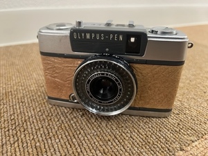【希少色】OLYMPUS オリンパス PEN ペン EE-2 フィルムカメラ レンジファインダー ブラウン系 茶色