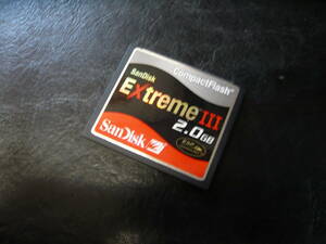 動作保証！SanDisk ExtremeⅢ CFカード 2GB　②