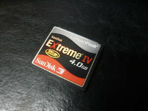 動作保証！SanDisk ExtremeⅣ CFカード 4GB