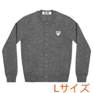 COMME des GARCONS Play ホワイトハート　カーディガン