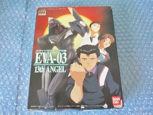  пластиковая модель Bandai Evangelion три серийный номер EVA-03 13th ANGEL не собранный старый пластиковая модель 