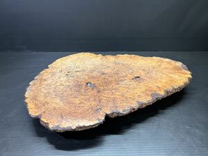 天然木 瘤 花台 盆栽 杢 葡萄木 唐木台 敷台 板 飾台 古木 重さ5.95キログラム 