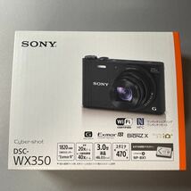 ソニー SONY デジカメ デジタルカメラ サイバーショット DSC-WX350 ホワイト 白 未使用 新品 保証書未記入 年内発送可_画像1