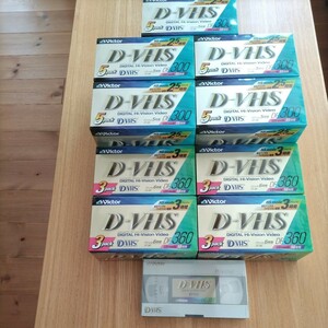 Victor ビクター　D-VHSビデオテープ未開封品　38本