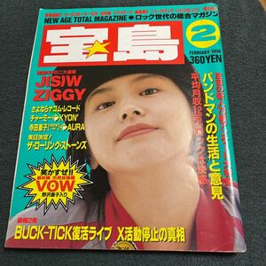 雑誌　宝島1990/2月号　小泉今日子　ジュンスカ　ZIGGY 寺田恵子　聖飢魔II