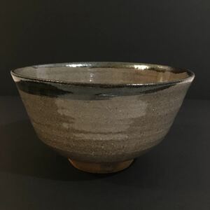 茶碗 中古 唐津焼 約13.5cm/皮鯨/陶芸/窯/窯元/陶器/焼物/レトロ