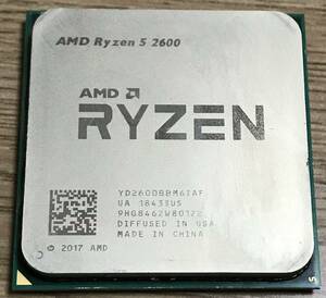 CPU AMD Ryzen5 2600 中古動作品