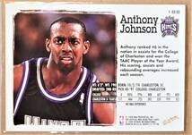 ANTHONY JOHNSON (アンソニー・ジョンソン) 1998 SKY BOX ROOKIE トレーディングカード 【NBA サクラメントキングス KINGS】_画像2