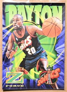 GARY PAYTON (ゲイリーペイトン) 1996 SKY BOX Z FORCE トレーディングカード 84 【NBA シアトルスーパーソニックス Seattle Supersonics】