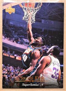 SHAWN KEMP (ショーンケンプ) 1995 トレーディングカード 222 【NBA シアトルスーパーソニックス Seattle Supersonics】