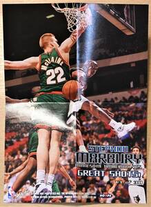 STEPHON MARBURY (ステフォンマーブリー) 1998 GREAT SHOTS! トレーディングカード ミニポスター 【NBA,ティンバーウルブズ,Timberwolves】