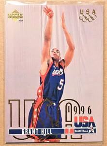 GRANT HILL (グラント・ヒル) 1996 USAトレーディングカード 317 【NBA DREAM TEAM 殿堂 デトロイトピストンズ Pistons】