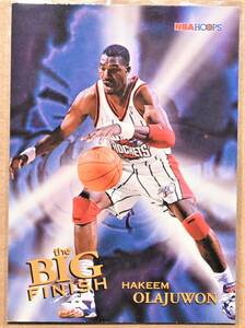 HAKEEM OLAJUWON (アキームオラジュワン) 1996 SKY BOX THE BIG FINISH トレーディングカード 180 【NBA,ROCKETS,ロケッツ】