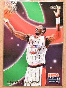 HAKEEM OLAJUWON (アキームオラジュワン) 1996 skybox USA BASKETBALL トレーディングカード 16 【NBA,DREAM TEAM,ロケッツ,ROCKETS】