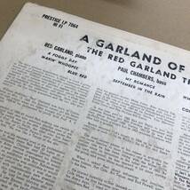 (LP) The Red Garland Trio With Paul Chambers And Art Taylor - A Garland Of Red［PRLP7064］アメリカ盤 HI-FI DG RVG MONO_画像5