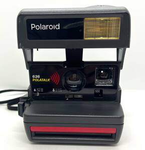 中古　Polaroid　ポラロイド636　ポラロイドカメラ　POLATALK ポラトーク　動作未確認　フィルム10枚付/2461-9