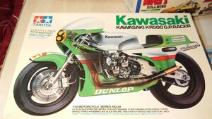 タミヤ 1／12スケール プラモデル カワサキ Kawasaki KR500 G.P.RACER グランプリレーサー KIT NO.28（検索 コーク・バリントン 昭和レトロ