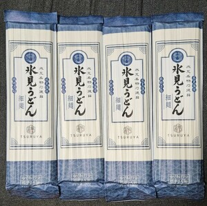  Tsuruya лед видеть udon udon лапша . лапша рука .. udon Toyama название производство 180 грамм ×4 пакет 