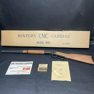 １円　 WESTERN CMC CARBINE MODEL 1892 ウィンチェスター モデルガントイガン ミリタリー　金属　箱説明書付き　SMG刻印　 　X677&