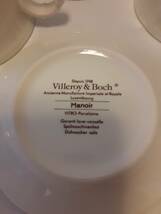 ビレロイ＆ボッホ　Villeroy＆Boch Manoir　カップとソーサーと皿　１式_画像5