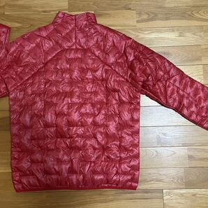 廃番カラー★patagonia パタゴニア メンズ・マイクロパフジャケットmicropuff Lサイズ赤レッドの画像4