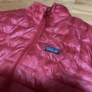 廃番カラー★patagonia パタゴニア メンズ・マイクロパフジャケットmicropuff Lサイズ赤レッドの画像2