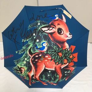  rare! unused * tag attaching * Christmas * Bambi bambi*o-borb* blue * umbrella *Vivienne Westwood* Vivienne * umbrella 