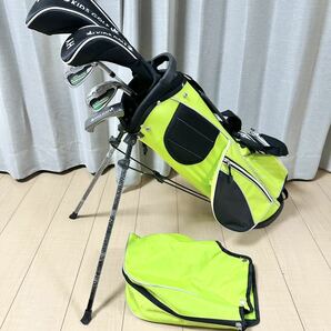 良品 KIDS GOLF ジュニア キッズ ゴルフクラブセット 5本 グリーン