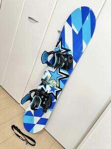 良品 XERES スノーボード 2点セット キッズ 118cm ビンディング