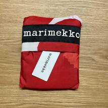 marimekko　折りたたみ傘＋スマートバッグ　ピエニウニッコ ホワイト×レッド　マリメッコ_画像3