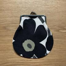 marimekko　がま口ポーチ　Mini Unikko Pieni Kukkaro　おまけ付き　マリメッコ_画像2