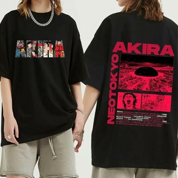 AKIRA Tシャツ 黒 XL neo tokyo アニメ 映画 アキラ ブラック