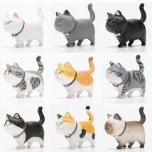 癒されるネコちゃんマグネットの9匹セット 3D立体デザイン　可愛いマグネット 置物 猫 ねこ_画像1