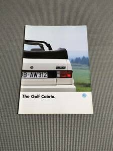  Golf cabriolet catalog 1990 year 