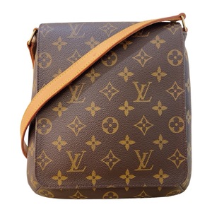 ルイ・ヴィトン LOUIS VUITTON ミュゼット・サルサ ショート M51258 ブラウン　ゴールド金具 モノグラム ショルダーバッグ レディース 中古