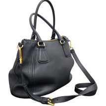 プラダ PRADA 2WAYトートバッグ 1BC032 ブラック レザー トートバッグ レディース 中古_画像2