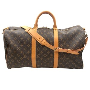 ルイ・ヴィトン LOUIS VUITTON キーポル・バンドリエール50 M41416 ブラウン モノグラムキャンバス ボストンバッグ レディース 中古