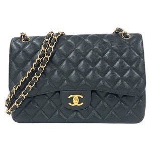 シャネル CHANEL マトラッセ30 A58600 19番台 ブラック ゴールド金具 キャビアスキン ショルダーバッグ レディース 中古