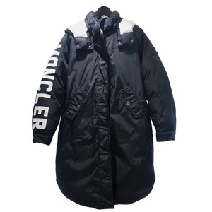 モンクレール MONCLER HUGON　ロングダウンコート 1C577 ナイロン ダウンジャケット レディース 中古