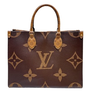 ルイ・ヴィトン LOUIS VUITTON オンザゴーMM M45321 モノグラム・ジャイアント ハンドバッグ レディース 中古