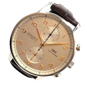 International Watch Company IWC Porto Kise Chronograph IW371604 Ошибка из нержавеющей стали мужчин