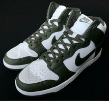 新品 27.5cm ナイキ ダンク ハイ レトロ チャンピオンシップ カーキ　　DD1399-107 NIKE DUNK HIGH RETRO Championship Khaki 柳7094_画像1