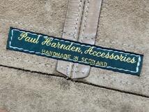 ポールハーデン レザー ショルダーバッグ メッセンジャーバッグ　　スコットランド製 Paul Harnden 柔らかい上質レザー 柳8153_画像3