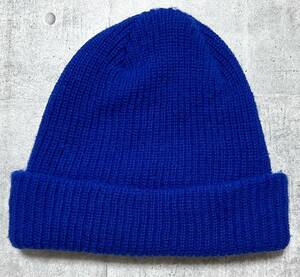 ニューヨークハット NEW YORK HAT ニット帽 ブルー 無地 シンプル　　ニットキャップ 帽子 ユニセックス 男女OK 柳8841