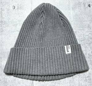 ボネットタウン スコットランド製 コットン ニット帽 ニットキャップ 帽子　　BONNET TOUN ワッチ ビーニー MADE IN SCOTLAND 柳8838