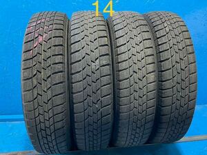 〔14〕タイヤのみ4本　GOODYEAR ICENAVI 145/80R13 スタッドレス 2019